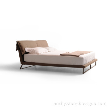 Modern Bed with Metal Base (BD-CF)